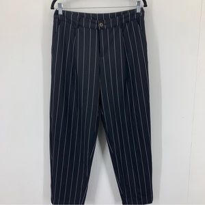 future collective kahlana‎ barfield brown womens 6 pants trpusers striped belted